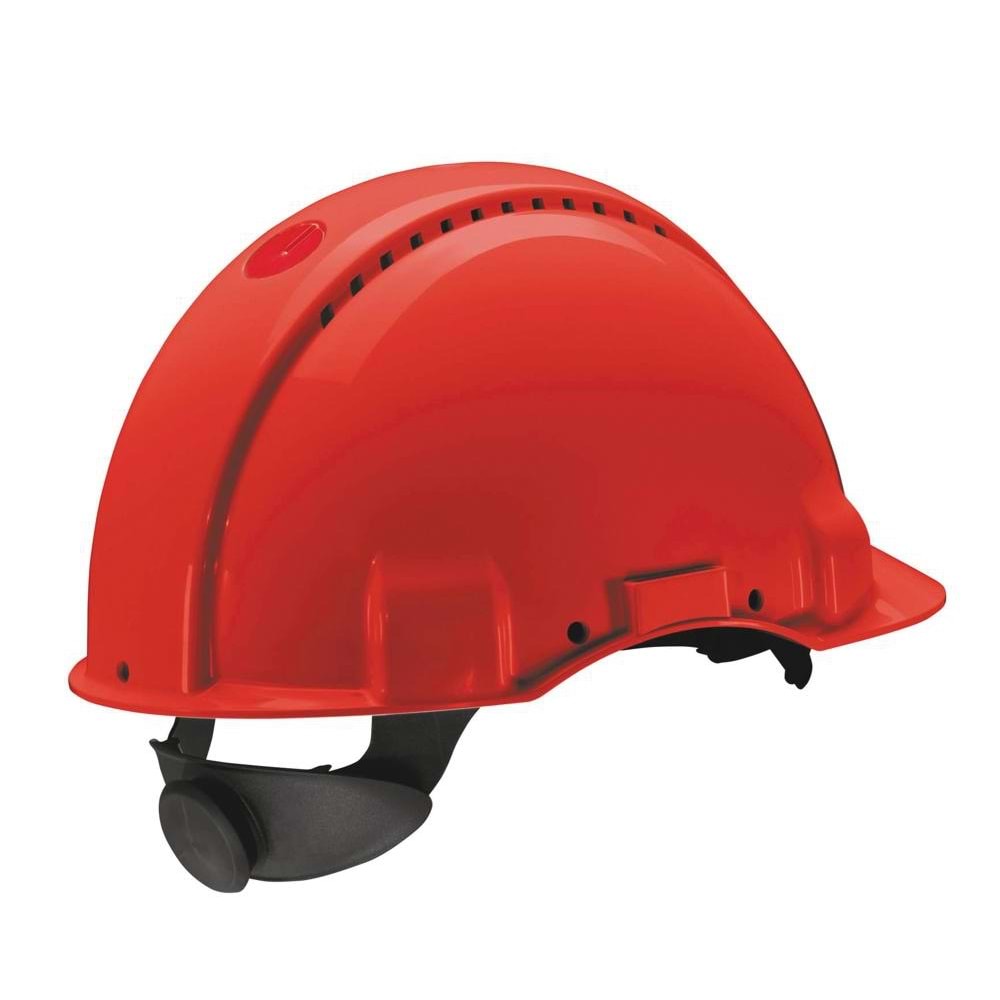 3M Peltor G3000 Havalandırmalı Vidalı Baret - Kırmızı