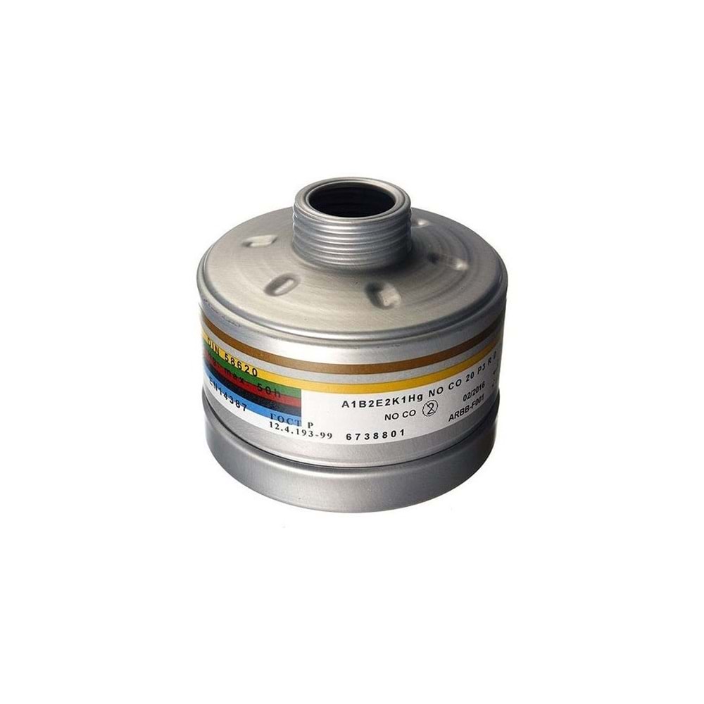 Filtre Drager A1B2E2K1 Hg No P3 D 6738801