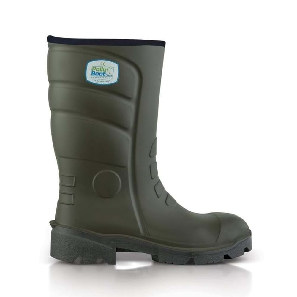 Çizme Galaxy Vega 501 O4 31Cm Boğazlı Çeliksiz Polly Boot Haki -42