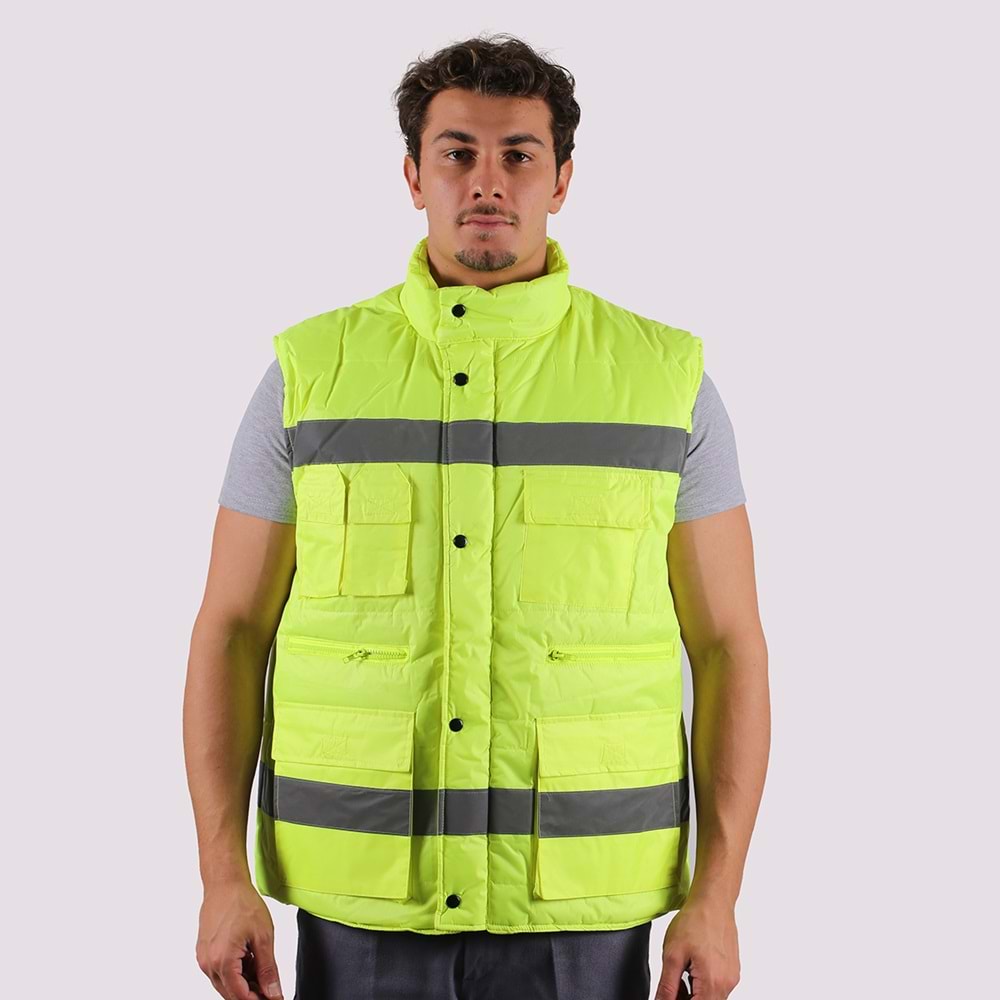 Yelek Kapt. Ref. İmp. Junior - Sarı - L-3
