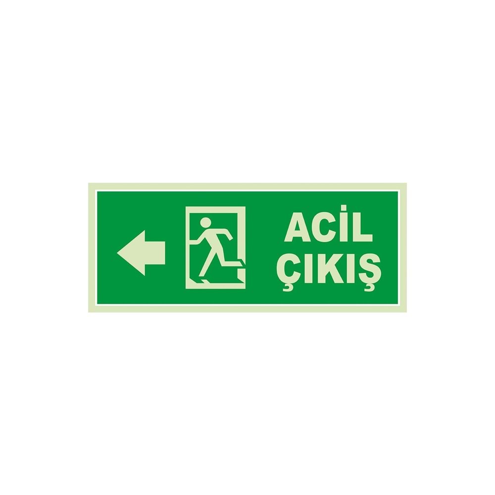 Emek PVC Lümenli İkaz Levhası 12x25 cm