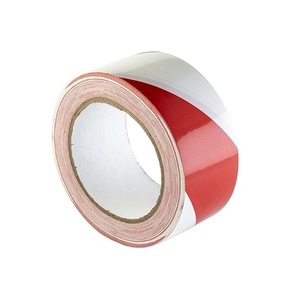 MFK Yer İşaretleme Bandı 5 cm 30 mt. - Kırmızı Beyaz