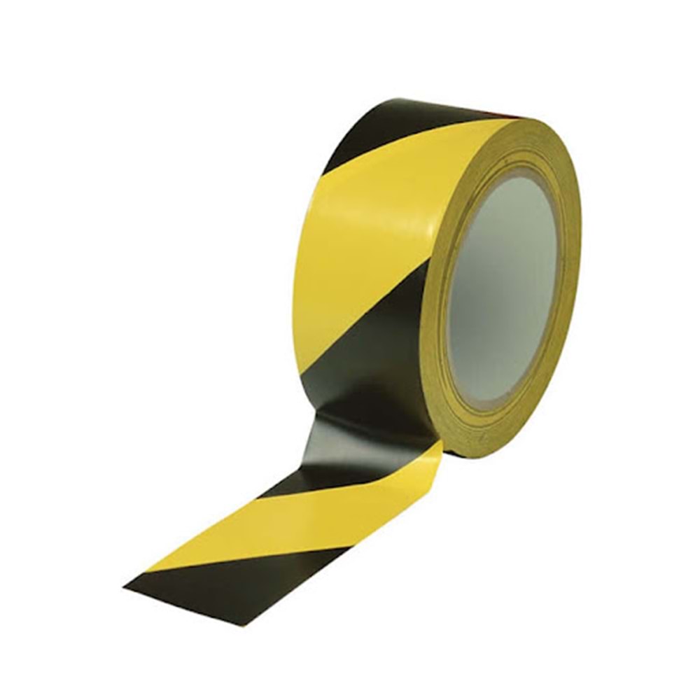 MFK Yer İşaretleme Bandı 5 cm 30 mt. - Siyah Sarı