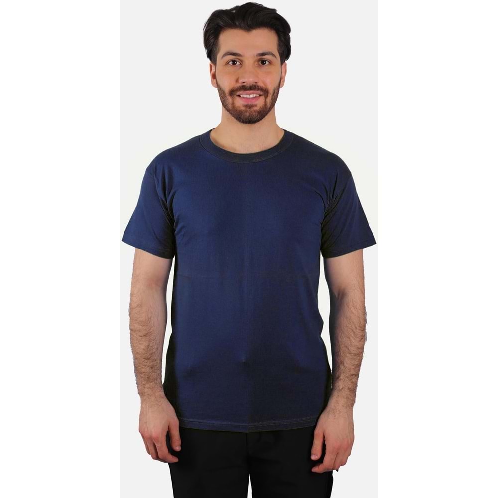 T-Shirt Penye Sıfır Yaka Kısa Kol - SG