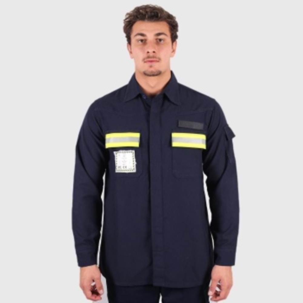 Gömlek Güç Tutuşur & Antistatik Pro FR130 (Sarı) 55/33/10/2