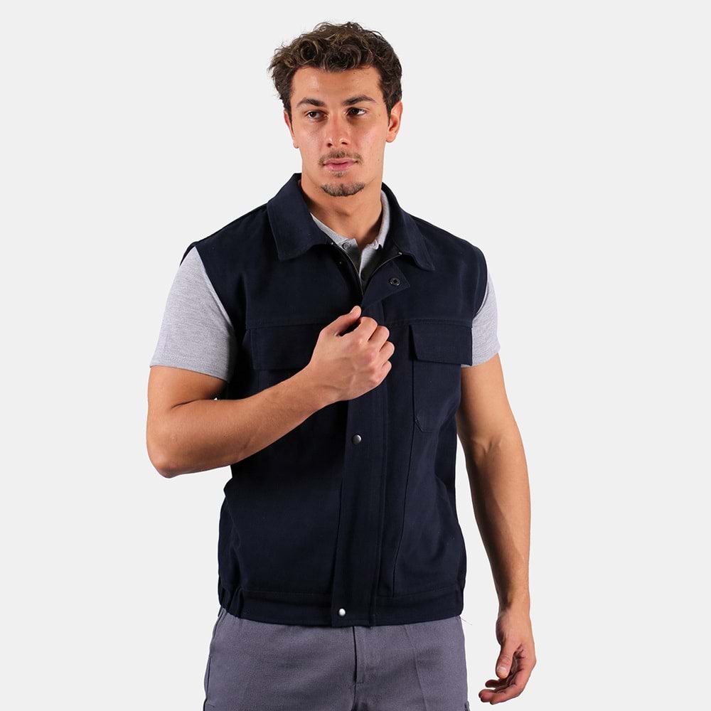 Yelek 7x7 Pamuk Astarsız - Lacivert - Xl-4
