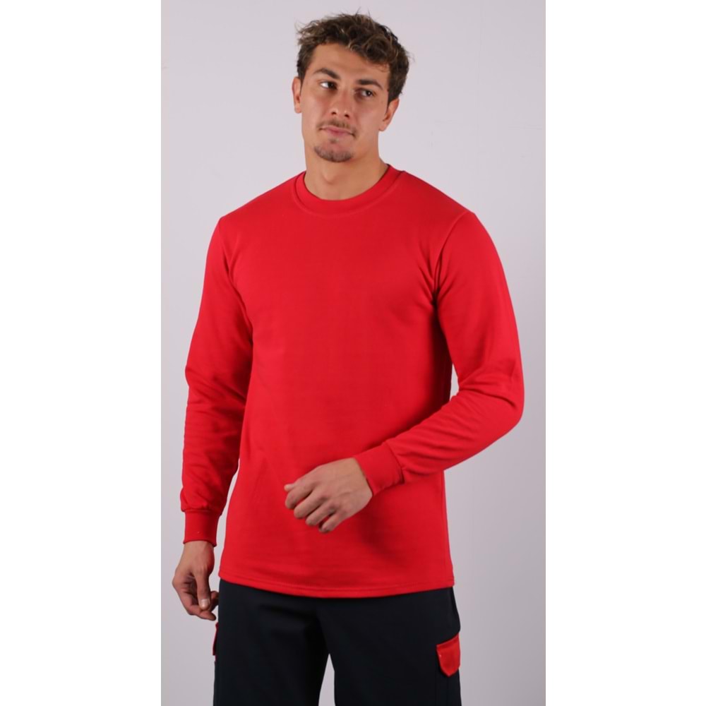 Samteks İki İplik 0 Yaka Sweat