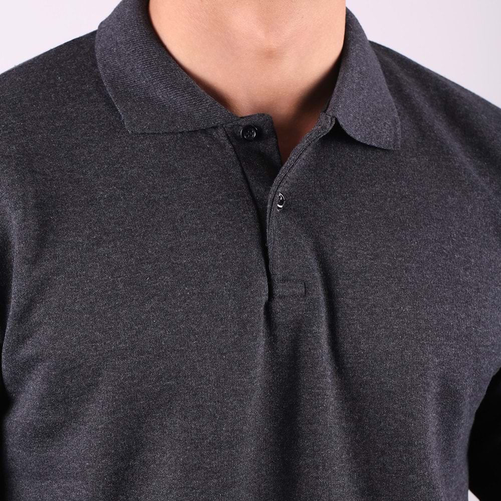 Samteks İki İplik Polo Yaka Sweat