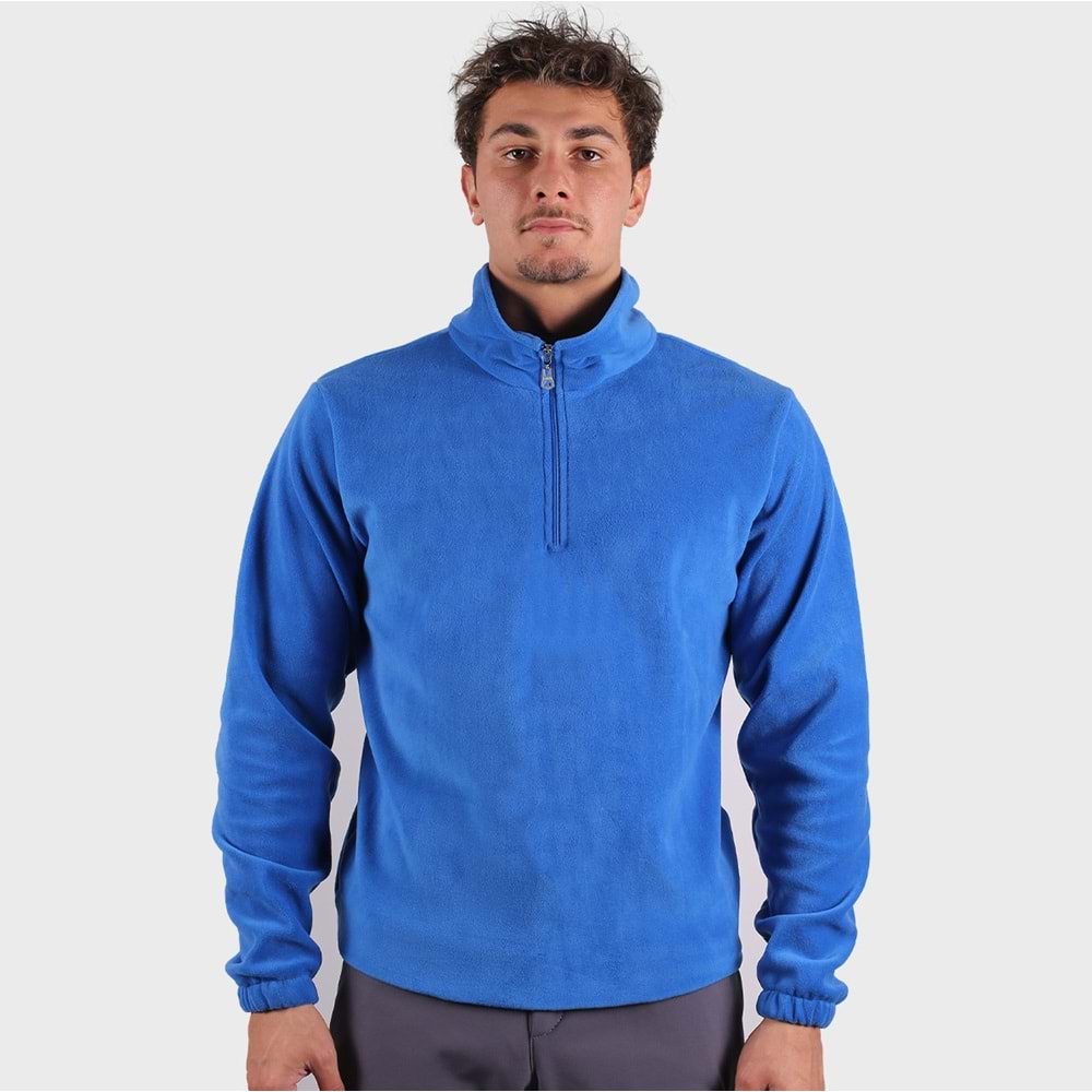 Samteks Yarım Fermuarlı Polar Sweatshirt