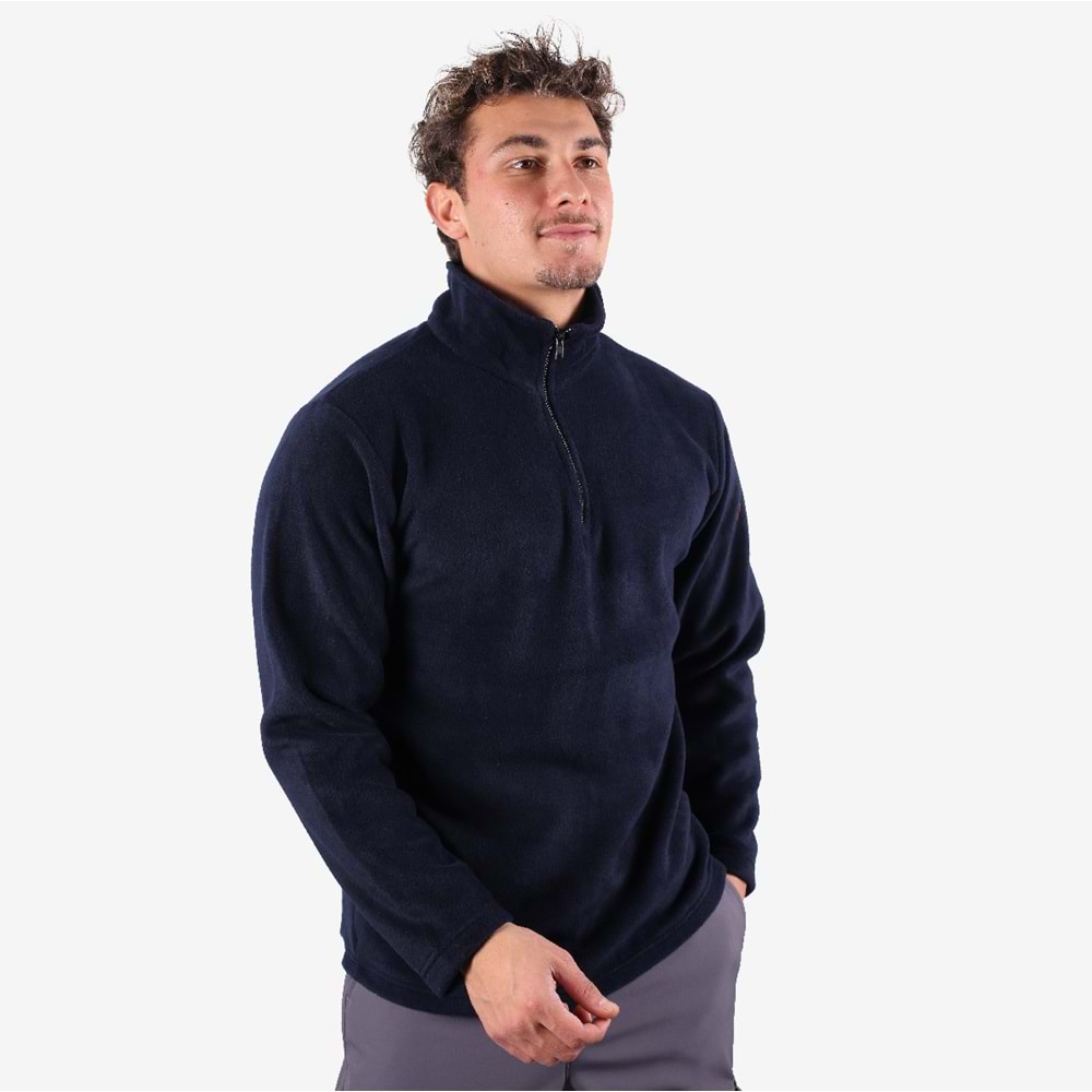 Samteks Yarım Fermuarlı Polar Sweatshirt