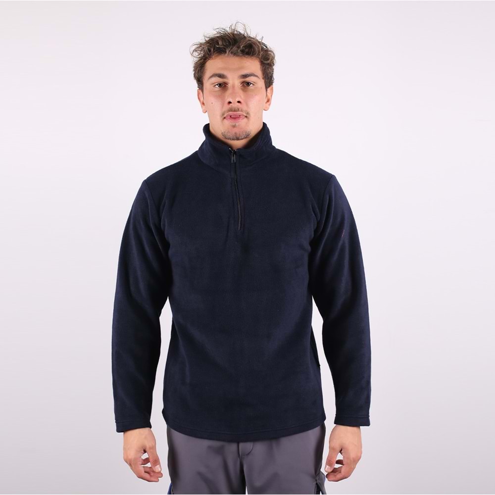 Samteks Yarım Fermuarlı Polar Sweatshirt