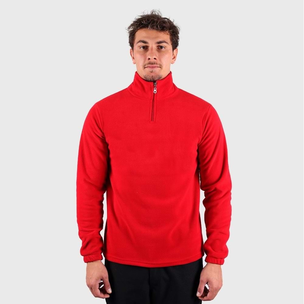 Samteks Yarım Fermuarlı Polar Sweatshirt