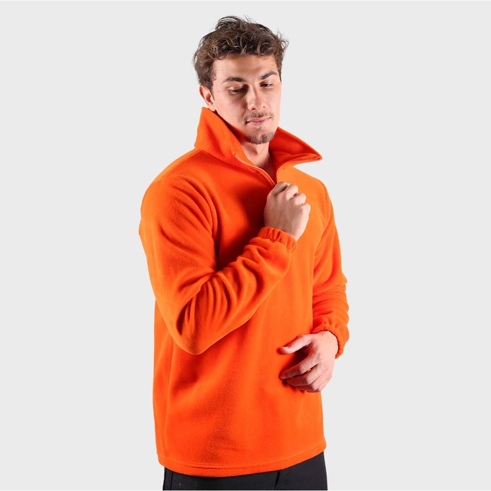 Samteks Yarım Fermuarlı Polar Sweatshirt