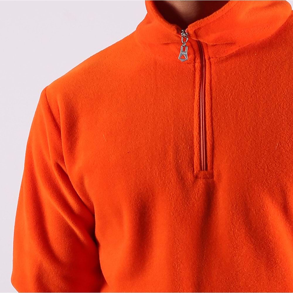 Samteks Yarım Fermuarlı Polar Sweatshirt