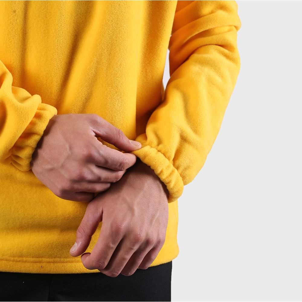 Samteks Yarım Fermuarlı Polar Sweatshirt