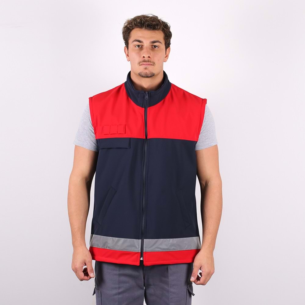 Yelek Softshell Robalı Reflektörlü