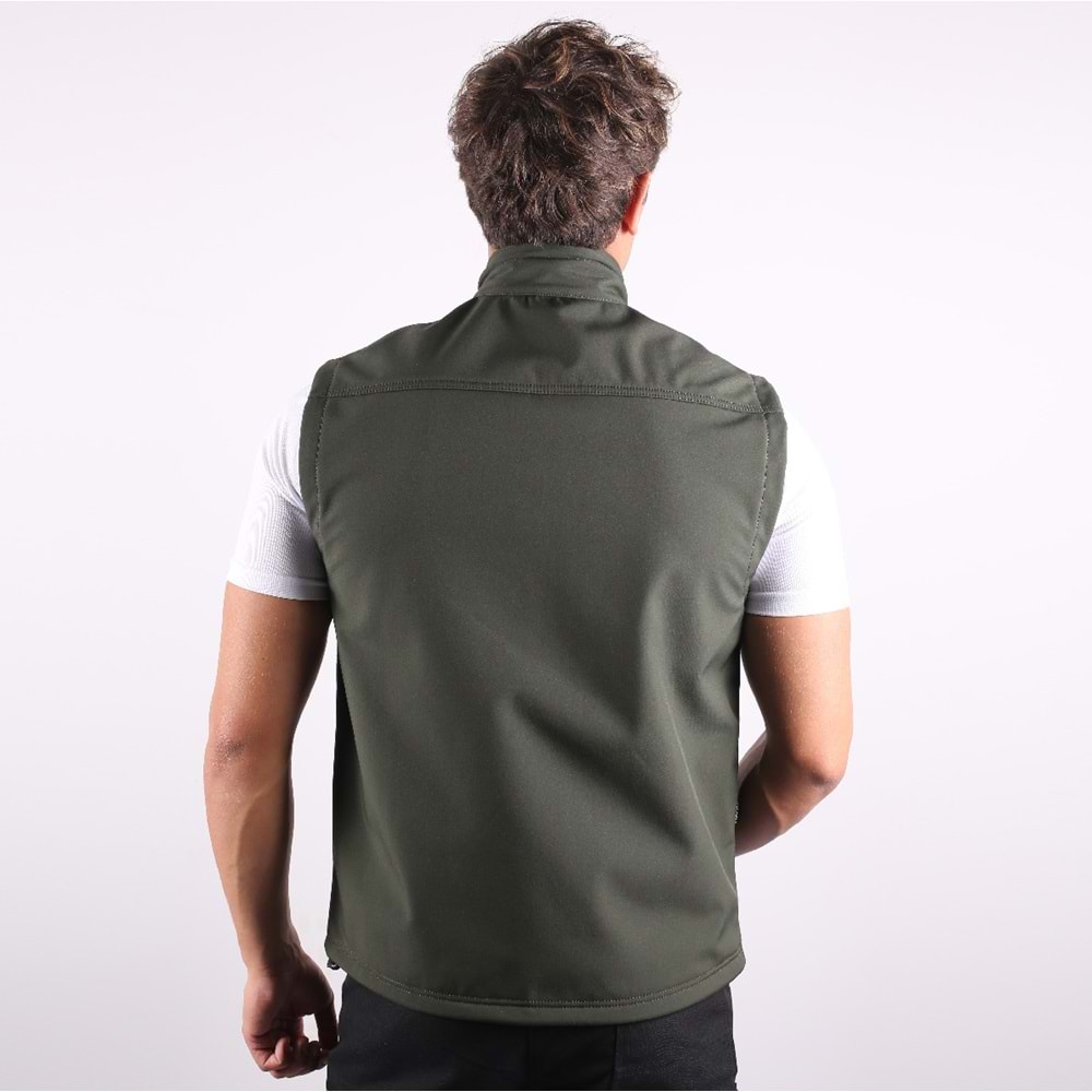 Yelek Softshell Üç Cepli