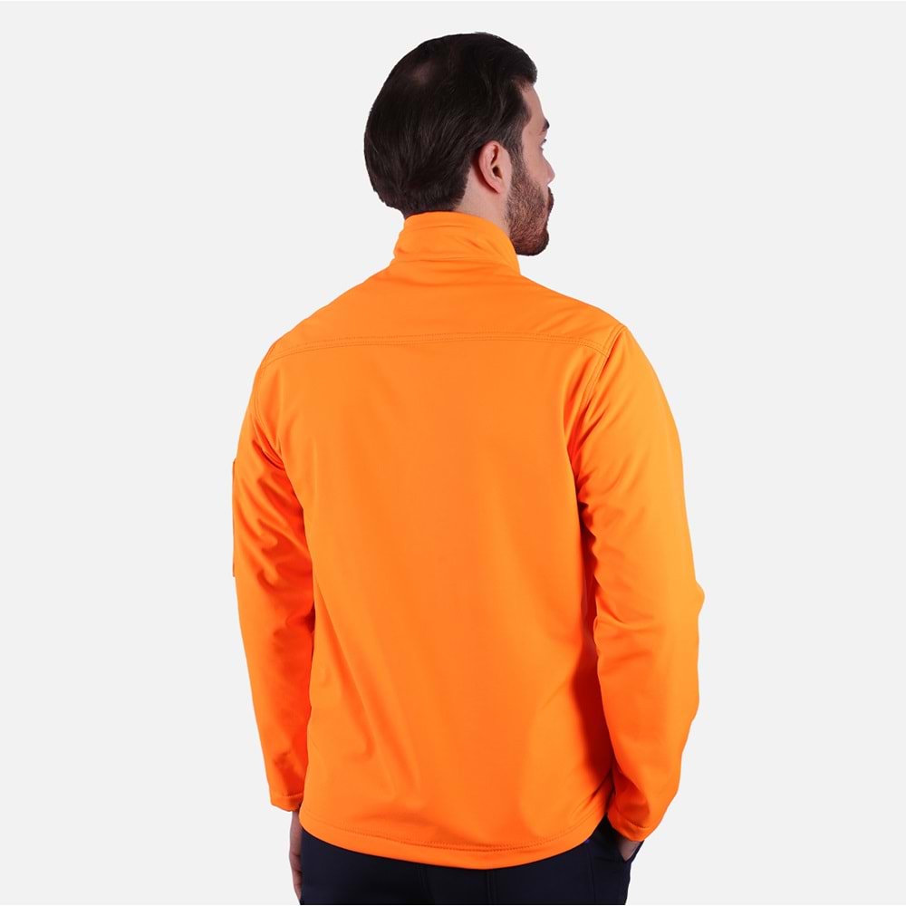 Softshell Mont Reflektör Fermuarlı