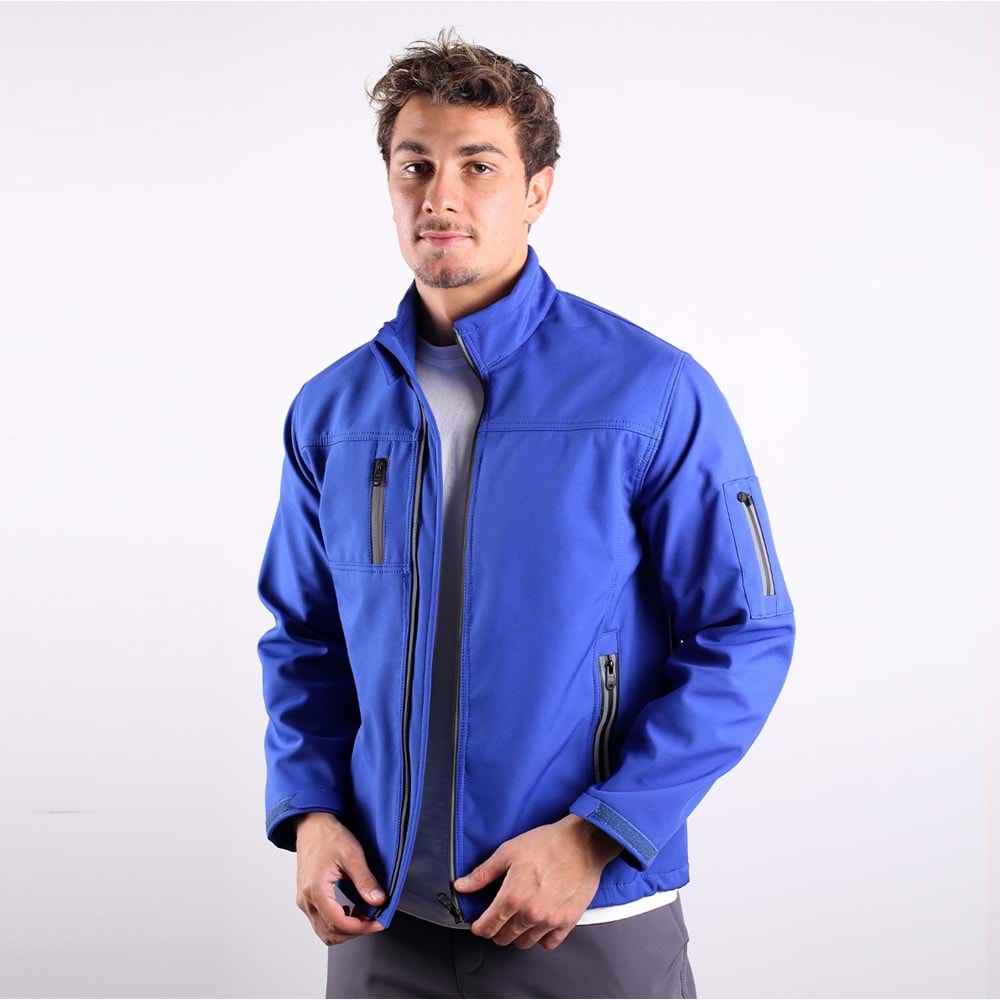 Softshell Mont Reflektör Fermuarlı