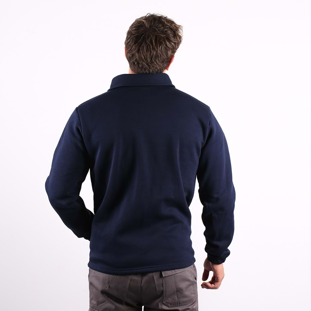 Samteks Üç İplik Yarım Fermuarlı Sweatshirt