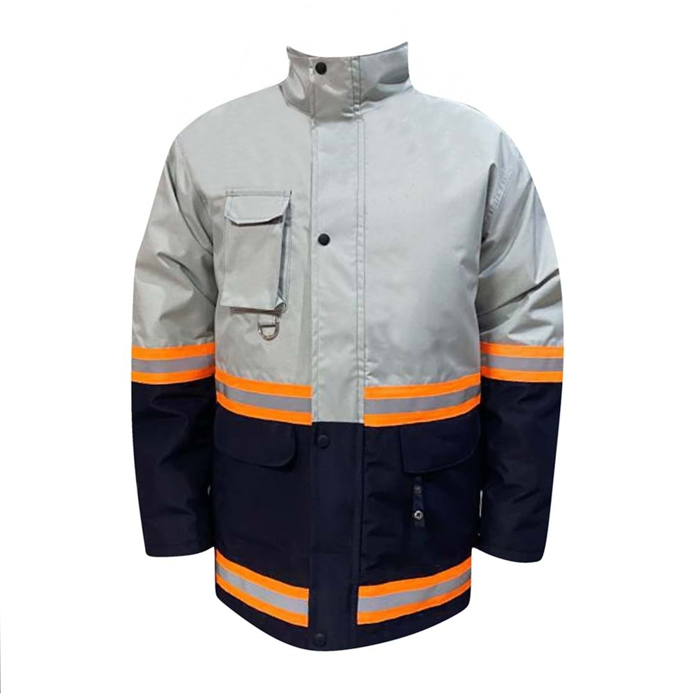 Kaban Oxford Samteks / Gri-Lacivert