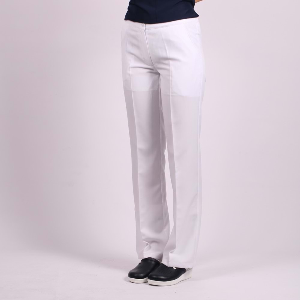 Pantolon Alpaka Bayan - Beyaz - 50