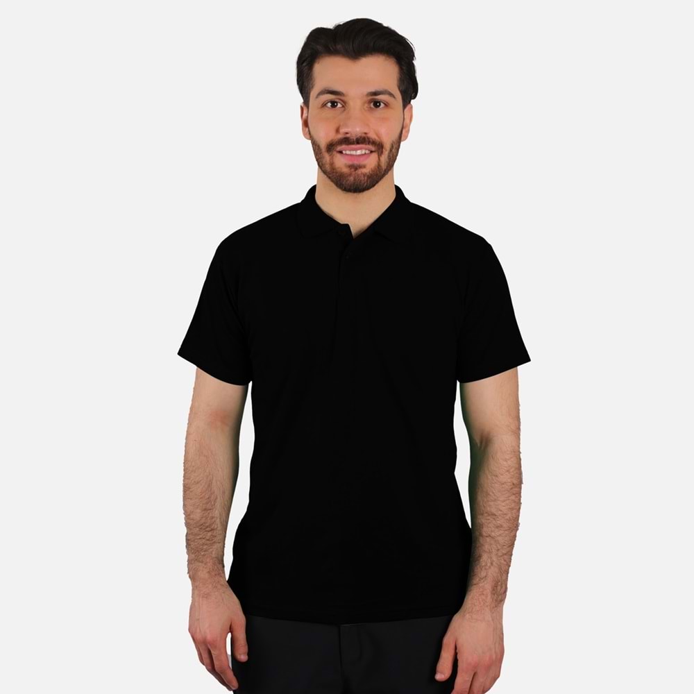 T-Shirt Penye Polo Yaka Kısa Kol