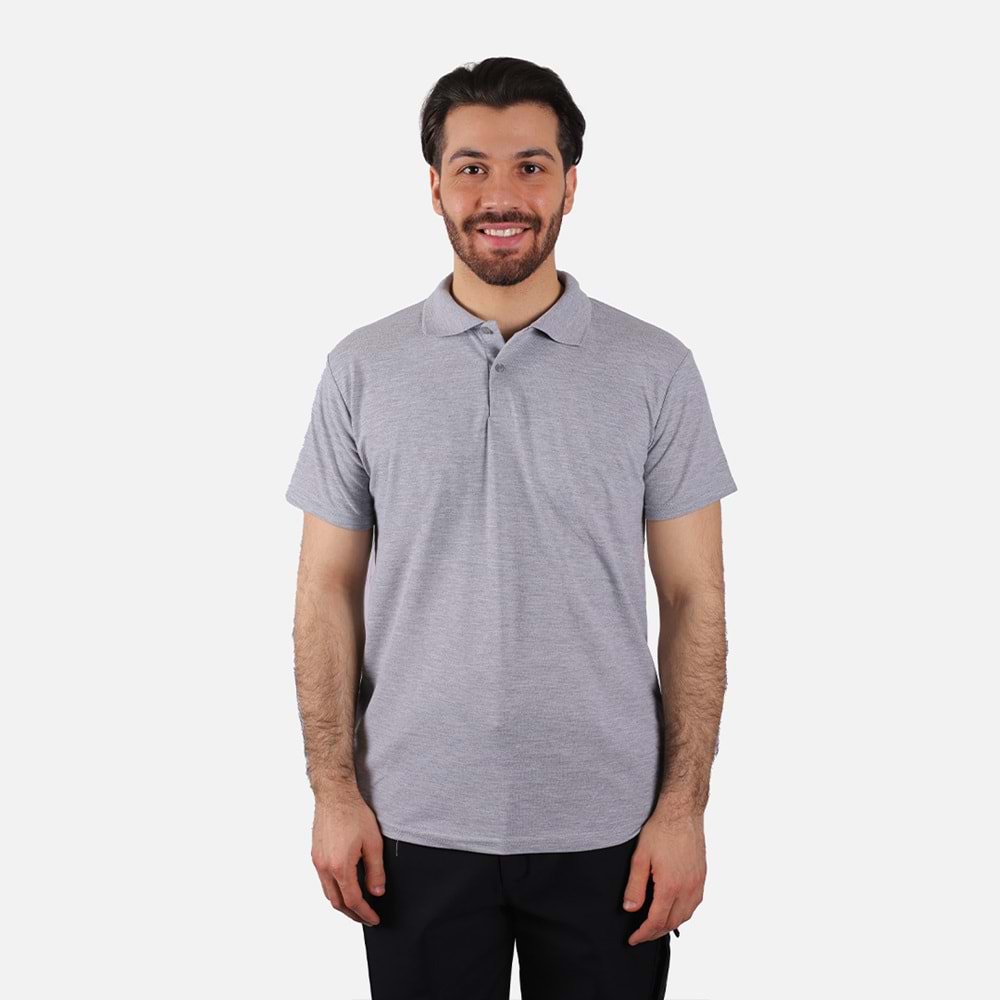 T-Shirt Penye Polo Yaka Kısa Kol