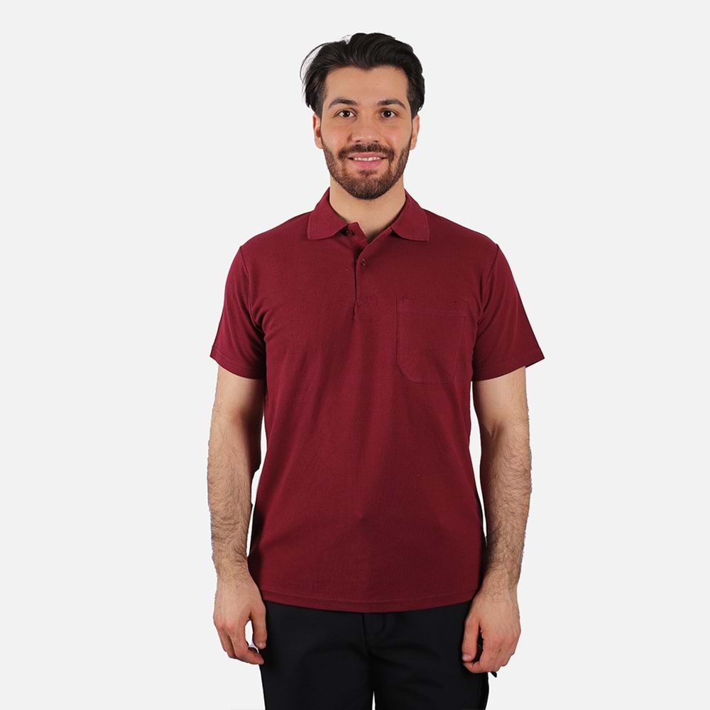 T-Shirt Penye Polo Yaka Kısa Kol