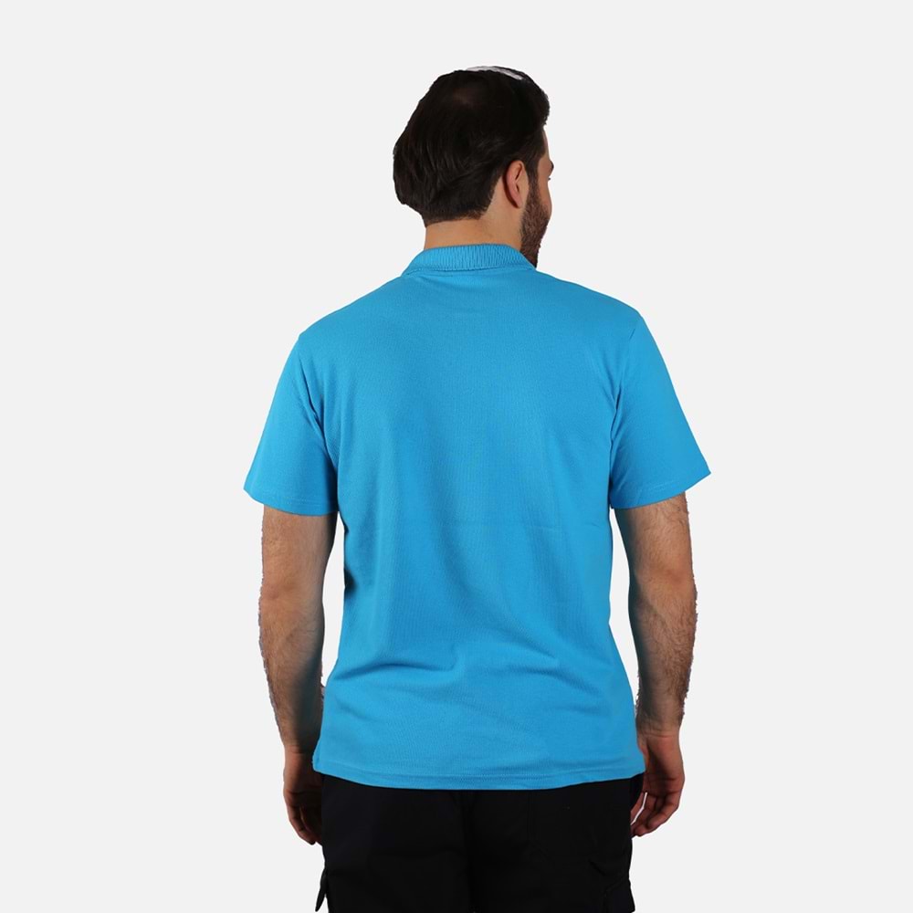 T-Shirt Penye Polo Yaka Kısa Kol