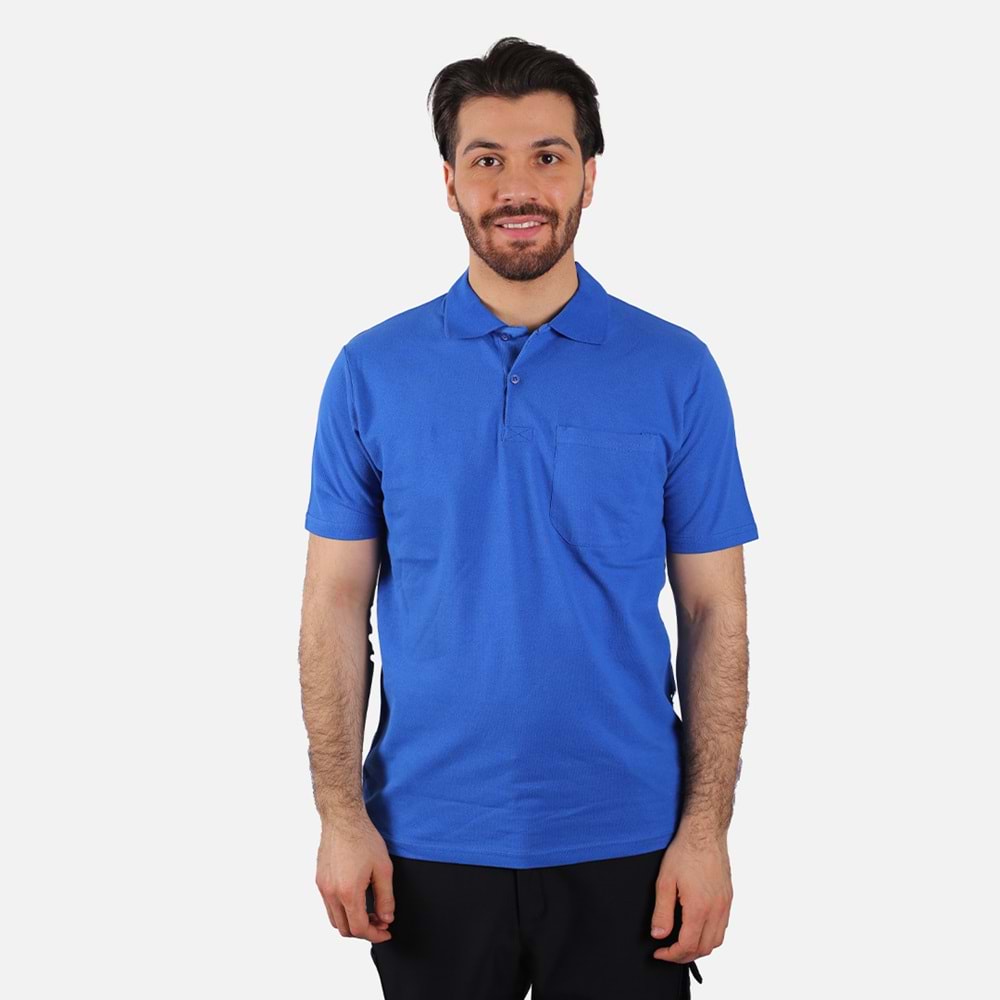 T-Shirt Penye Polo Yaka Kısa Kol