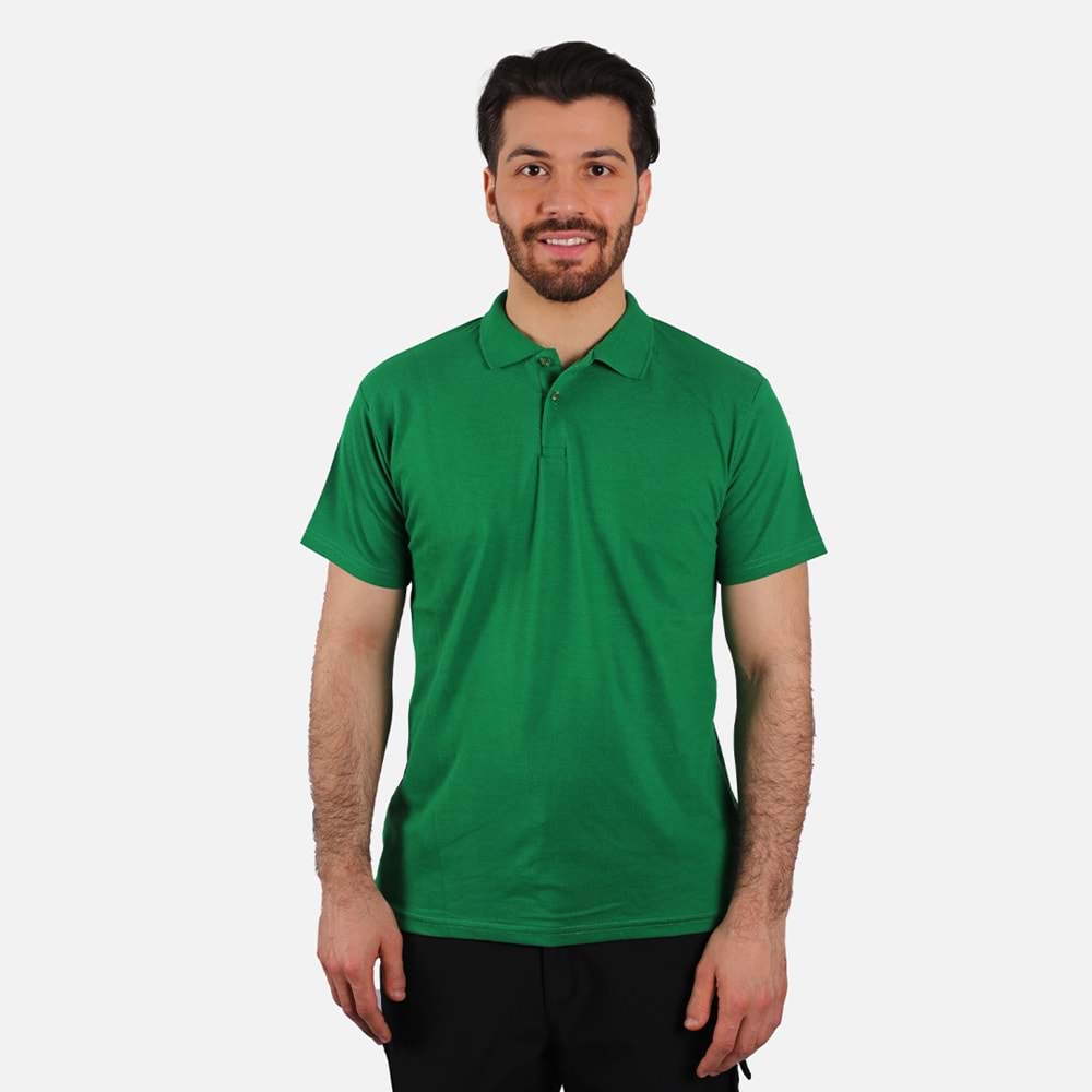 T-Shirt Penye Polo Yaka Kısa Kol