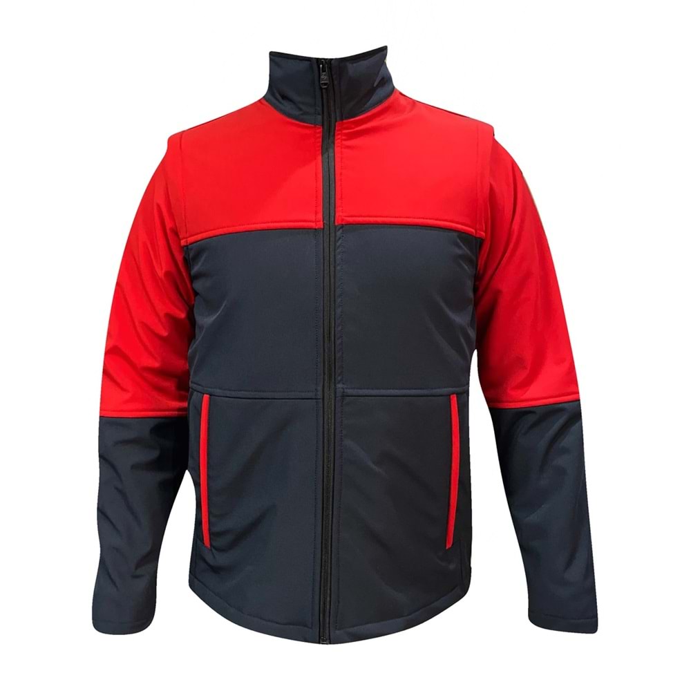 Samteks Robalı Kolları Çıkmalı Softshell Mont