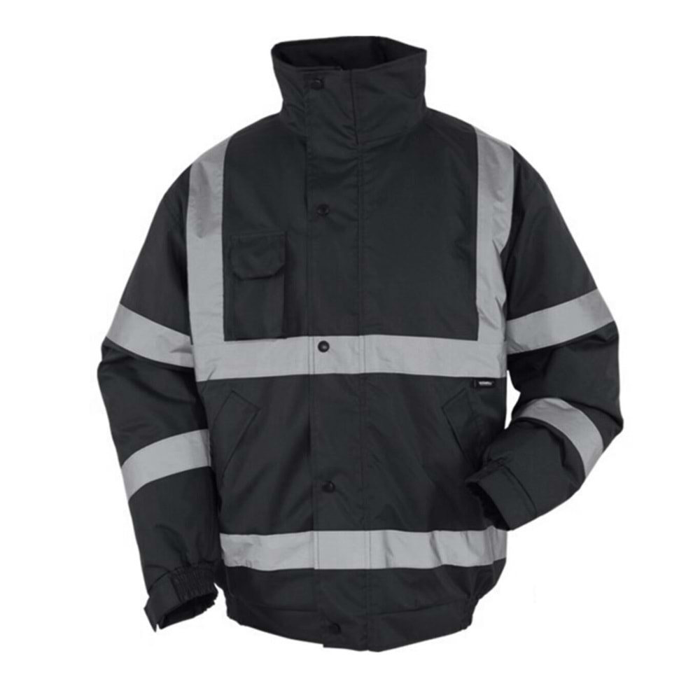 Parka Bomber Çık. Ref. Vizwell - Siyah - Xl-4