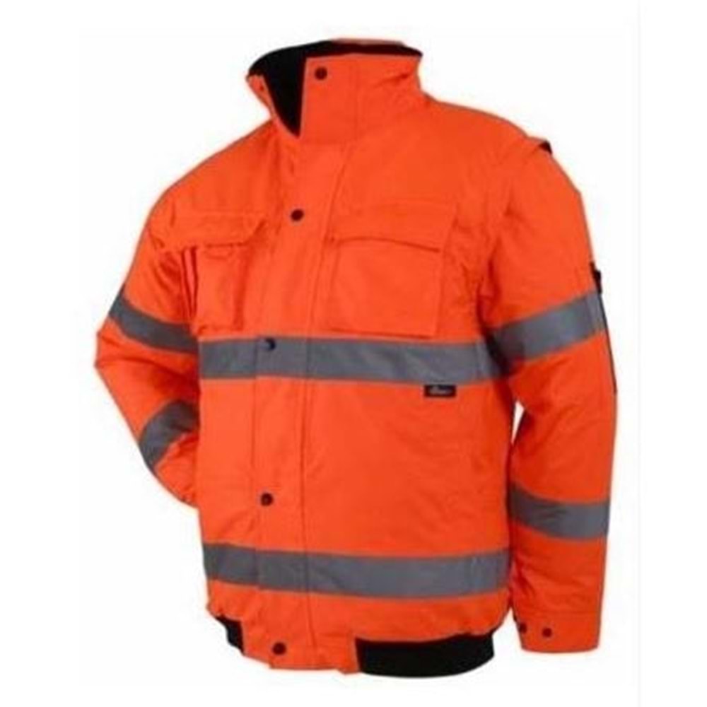 Parka Pilot Çık. Oxford Vizwell - Turuncu - Xl-4