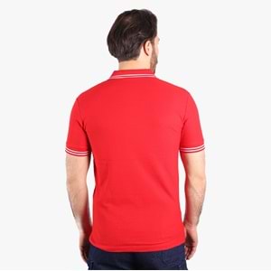 Lakos T-Shirt Penyeye Penye Çizgili Polo Yaka