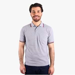 Lakos T-Shirt Penyeye Penye Çizgili Polo Yaka