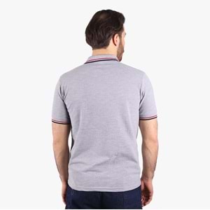 Lakos T-Shirt Penyeye Penye Çizgili Polo Yaka