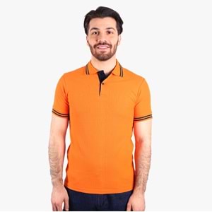 Lakos T-Shirt Penyeye Penye Çizgili Polo Yaka
