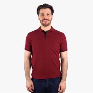 Lakos T-Shirt Penyeye Penye Çizgili Polo Yaka