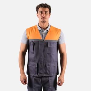 Yelek 16x12 V Yaka Astarsız Reflektörlü