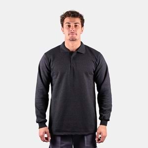 Samteks İki İplik Polo Yaka Sweat