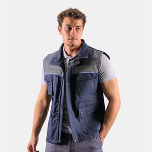 Yelek Harman karışım İçi Fileli