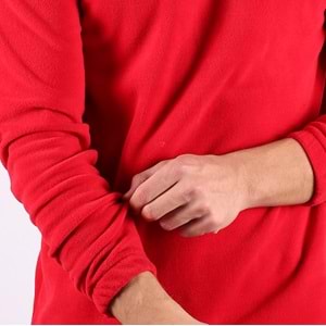 Samteks Yarım Fermuarlı Polar Sweatshirt