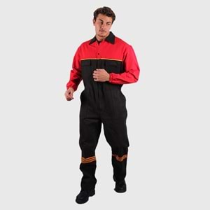Tulum Kollu qp Toplama Likralı - Gri-Kırmızı - L-3