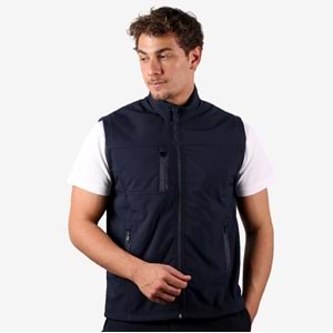 Yelek Softshell Üç Cepli
