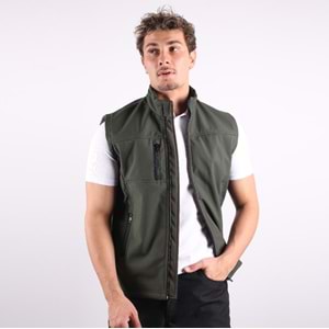 Yelek Softshell Üç Cepli