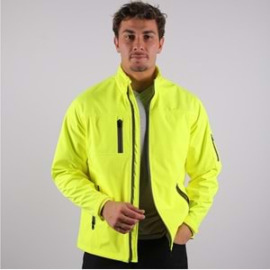 Softshell Mont Reflektör Fermuarlı