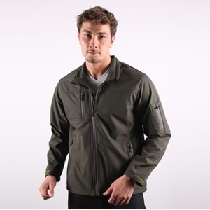 Softshell Mont Reflektör Fermuarlı