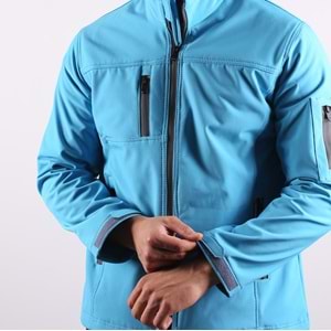 Softshell Mont Reflektör Fermuarlı